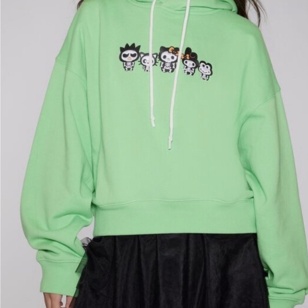 Forever 21 Sanrio Hello Kitty  Halloween Crop Hoddie
